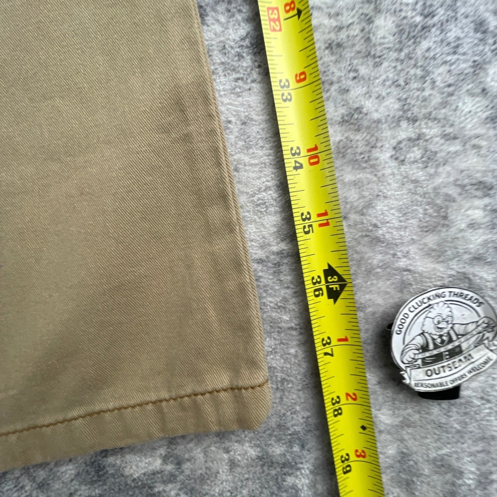 Polo Jeans Company Womens 6x30 Low‎ Rise Boot Cut Jeans Light Brown Tan Cotton - Picture 10 of 12